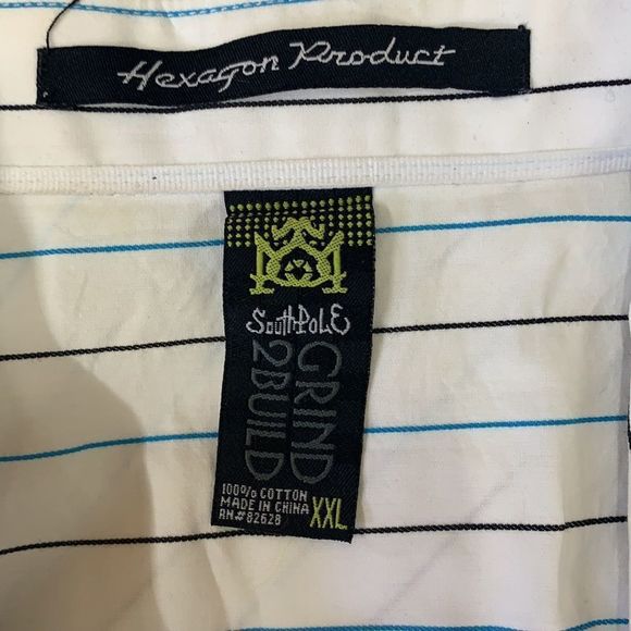 SzXXL Snap Button Down South Pole Shirt - Picture 5 of 5
